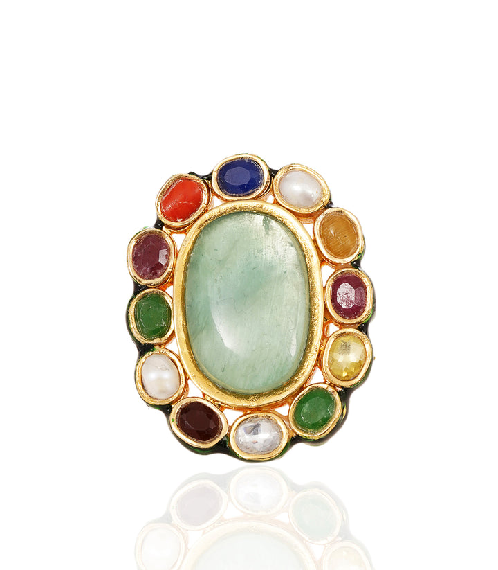 IYANNA NAVRATAN KUNDAN RING