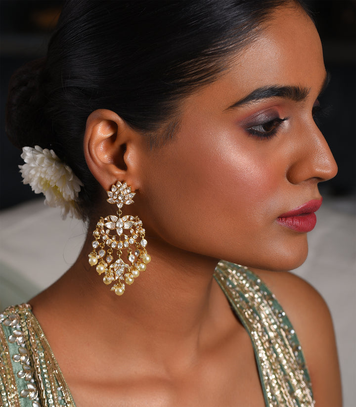 PADMA MOISSANITE EARRING