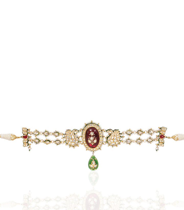 HARIKA RED KUNDAN CHOKER