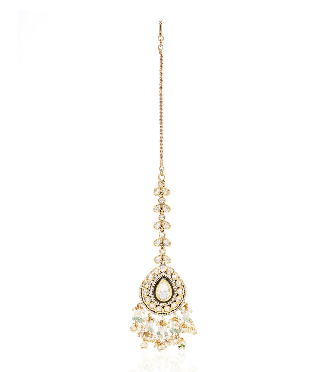 ANAMIKA GREEN KUNDAN TIKA