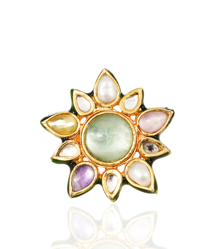AKSHARA NAVRATAN KUNDAN RING