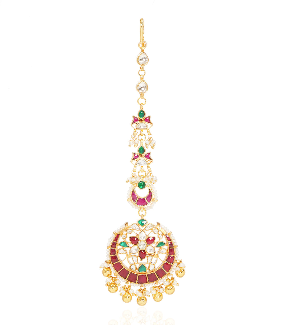 YASHASVINI RED KUNDAN TIKA