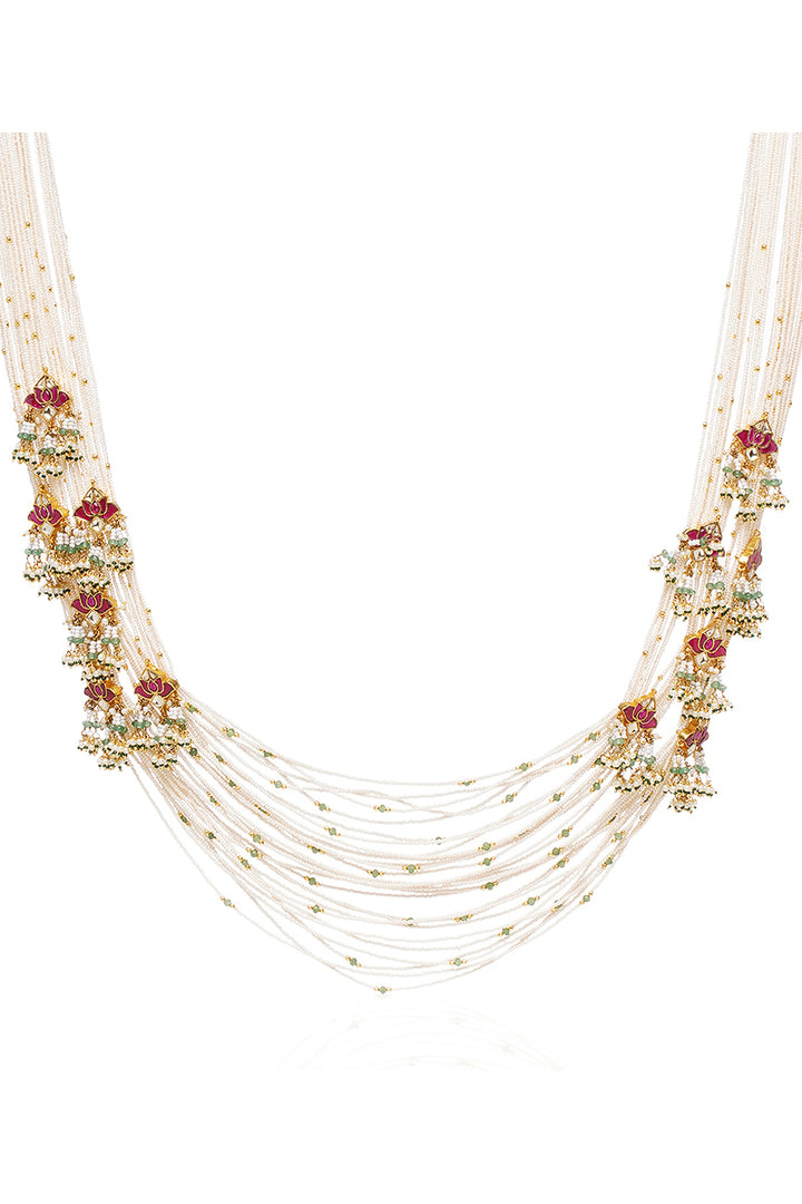 Anamika Red & Green Necklace