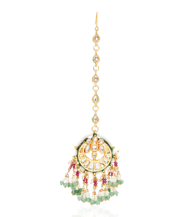 ALOKI GREEN KUNDAN TIKA