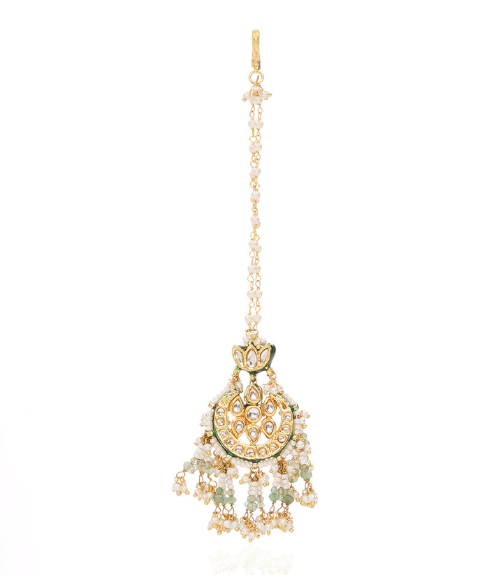 DEVASHREE GREEN KUNDAN TIKA