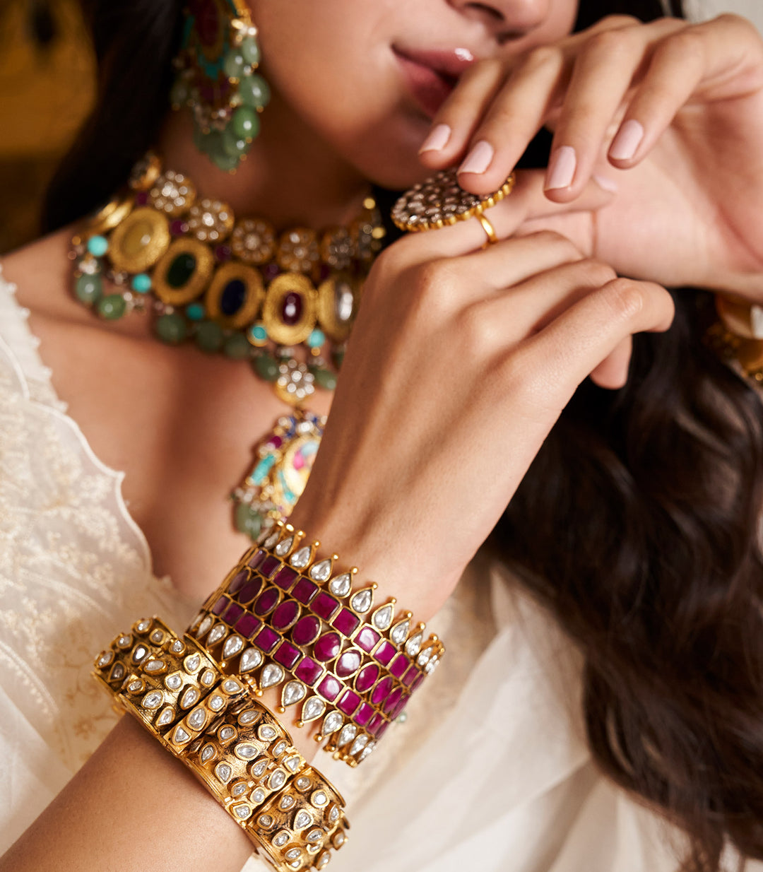 Sadhika Kundan Bangles