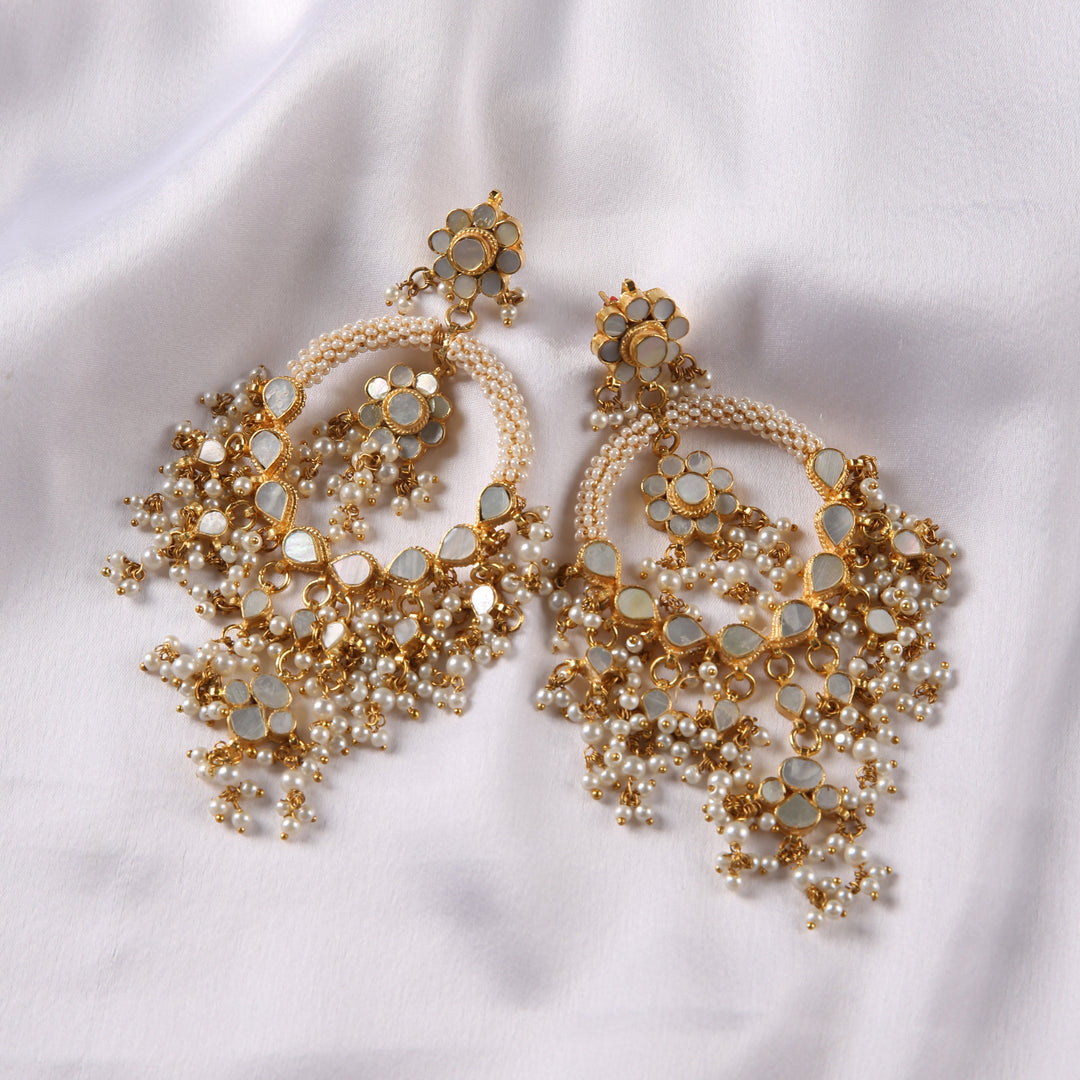 SADHVI MOTHER OF PEARL EARRING