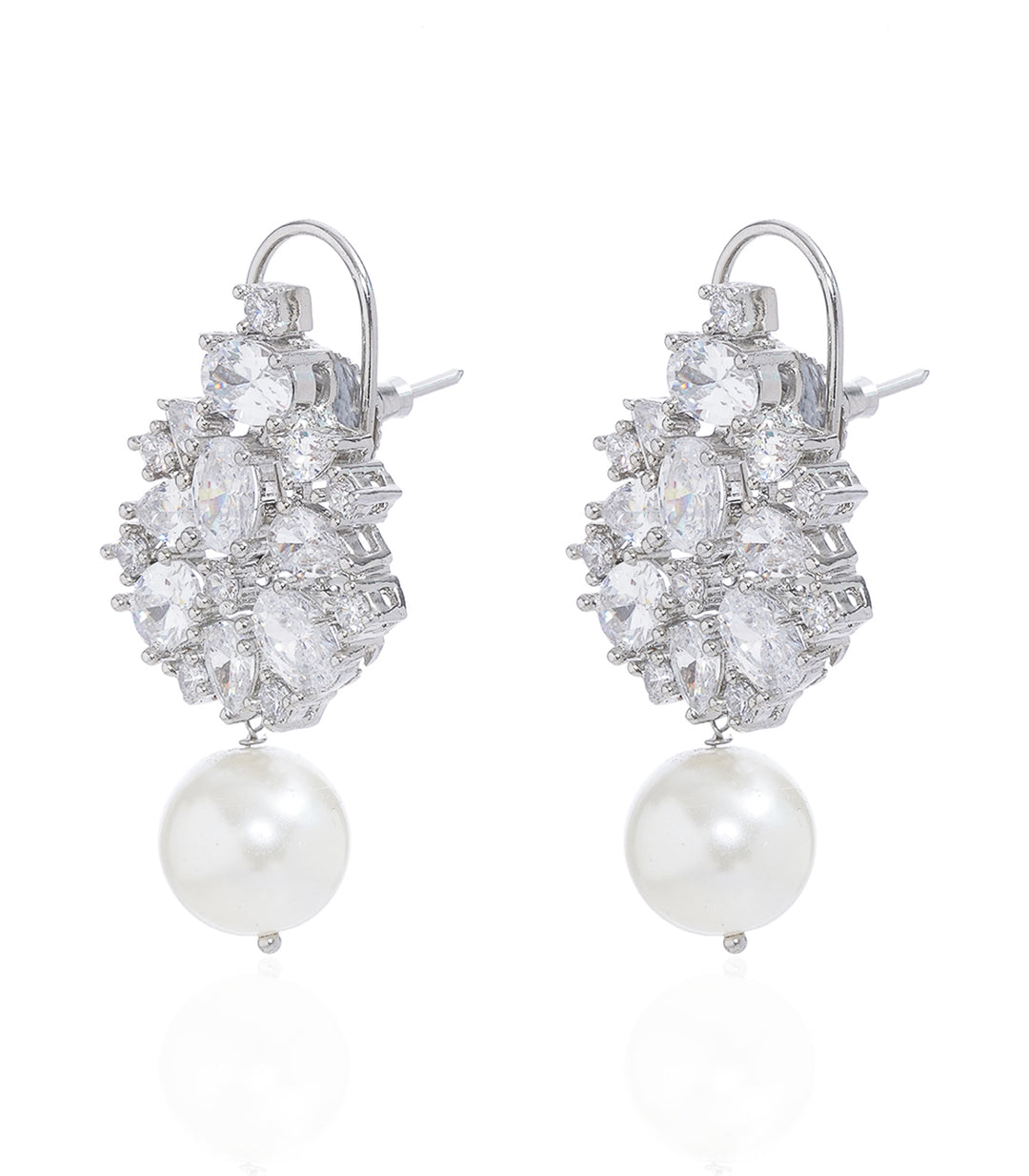 TANYA WHITE ZIRCON STUD
