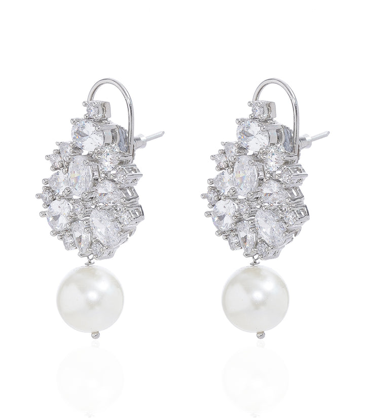 TANYA WHITE ZIRCON STUD