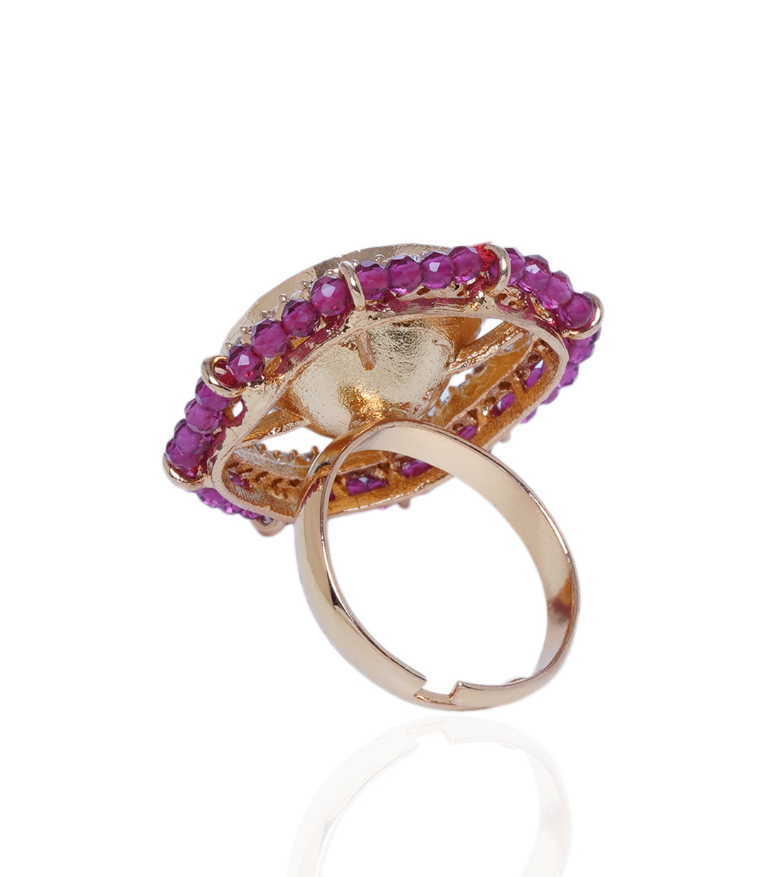 Stuti Ruby Polki Ring