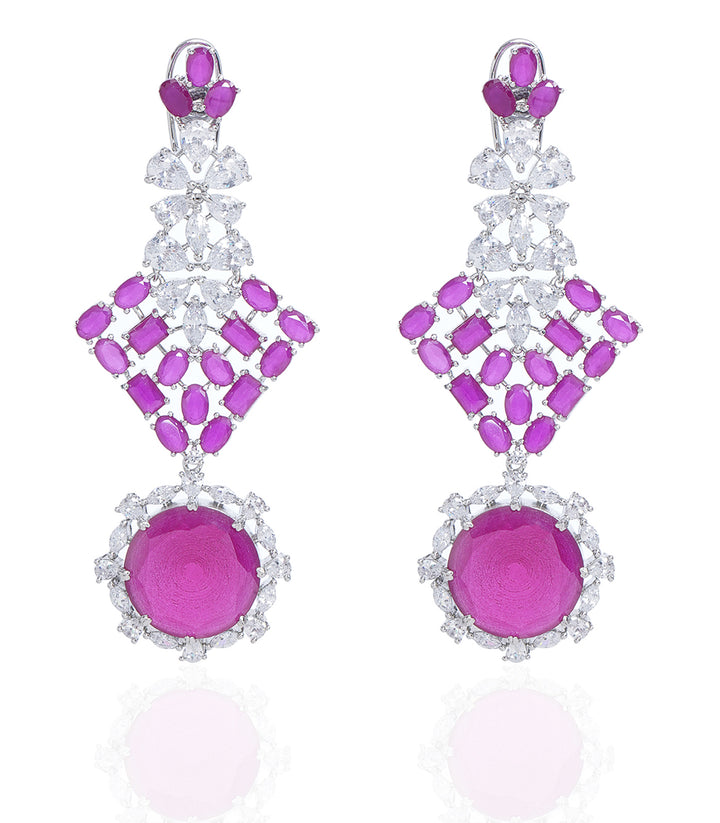 RUHI GREEN ZIRCON NECKLACE SET