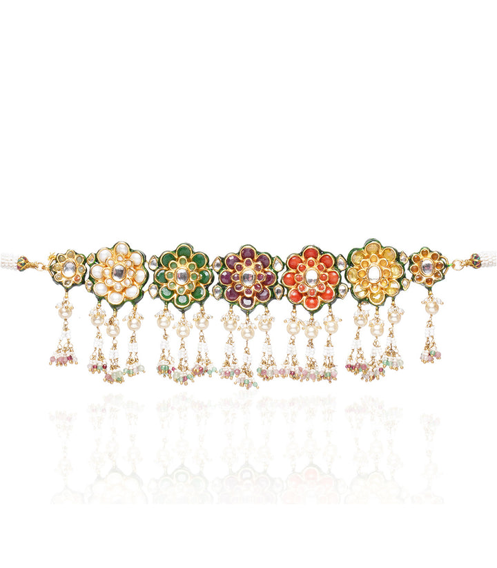 Aawanya Navratan Choker Set