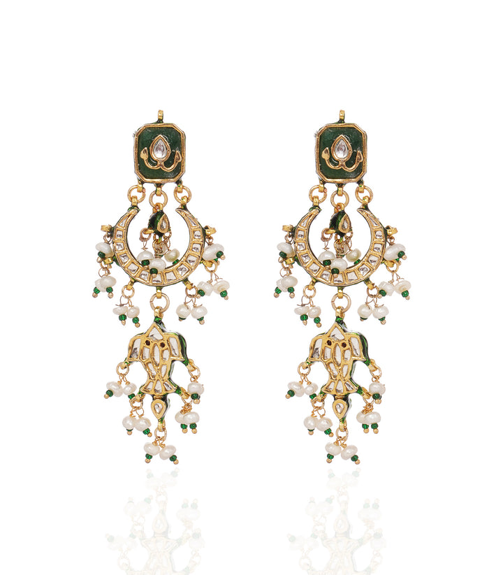 DEEKSHA GREEN KUNDAN CHOKER