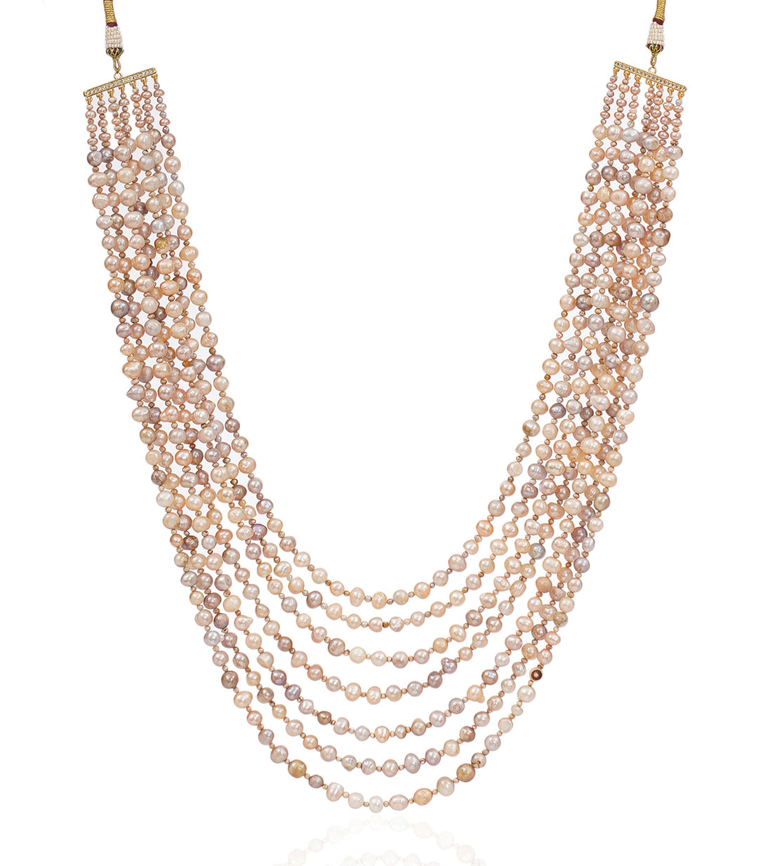 HARSHA GOLD PLATED  BEADS GROOM NECKLACE