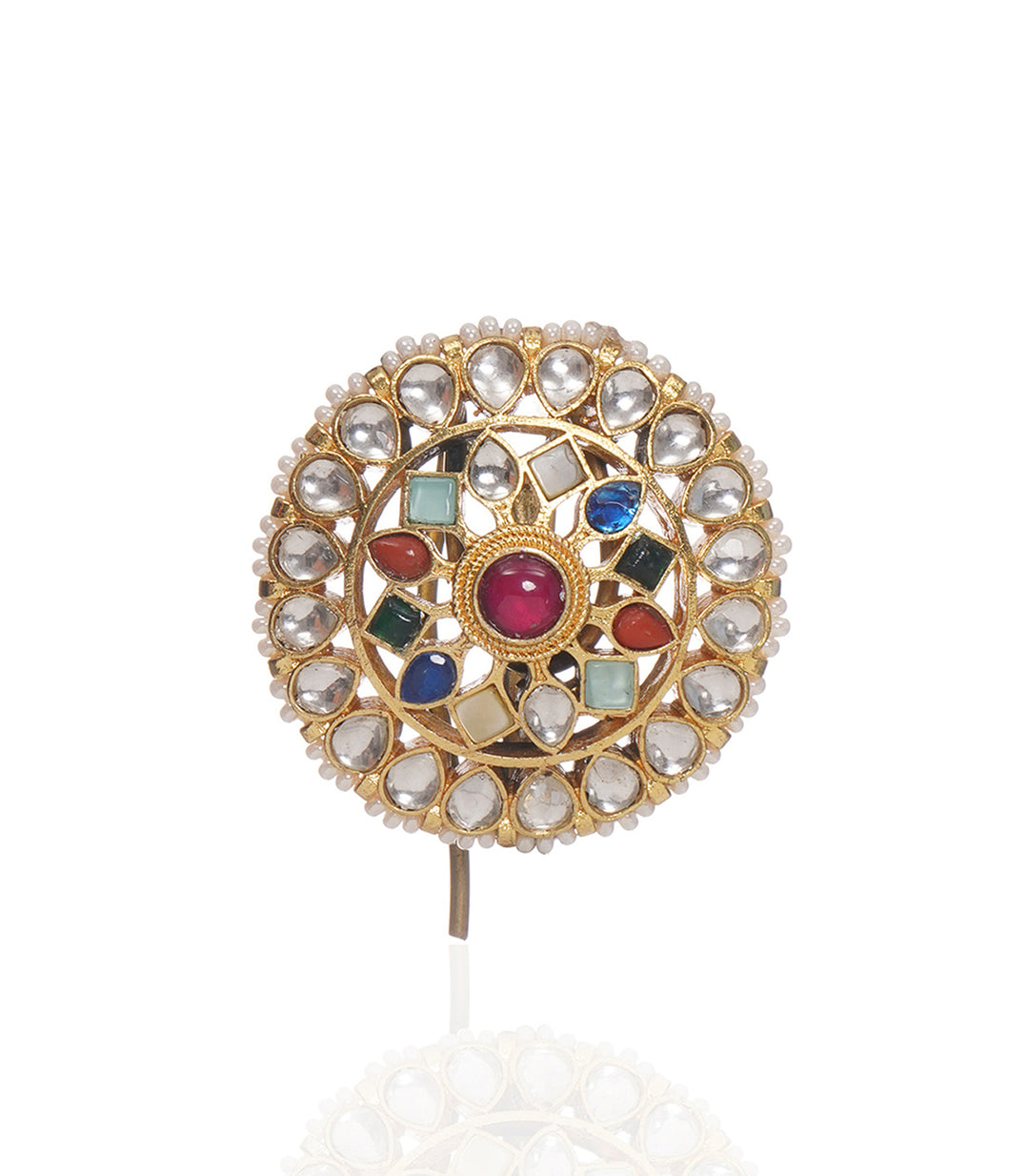 NAURATAN KUNDAN HAIR CLIP