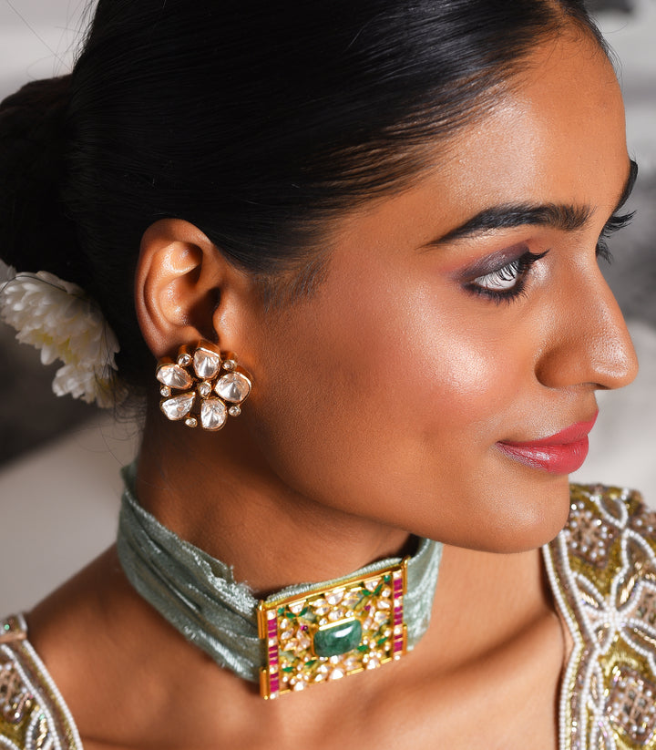 Devasree Moissanite Stud