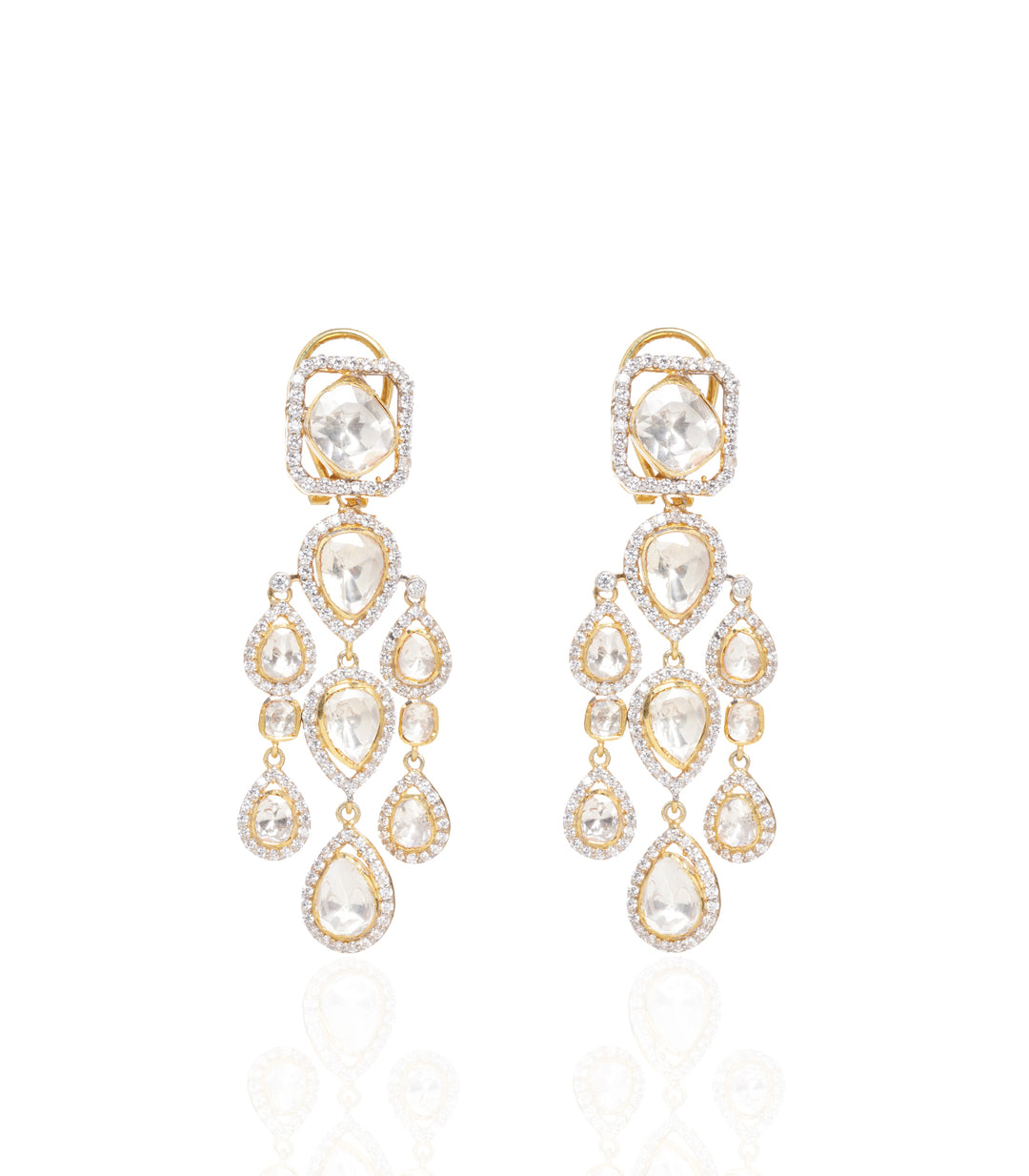 BHAVITHA  MOISSANITE EARRING