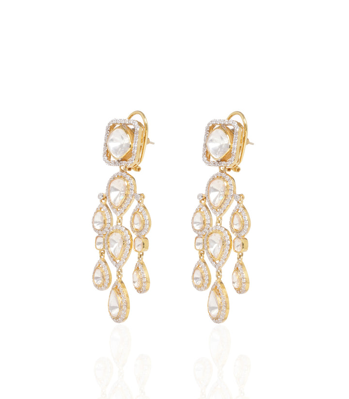 BHAVITHA  MOISSANITE EARRING