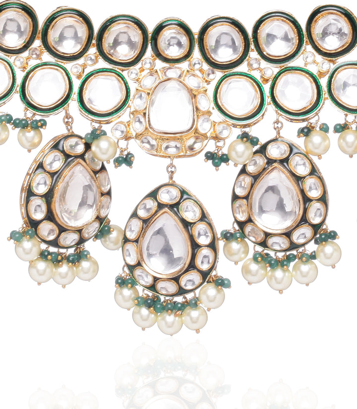 GIRVANI POLKI NECKLACE SET