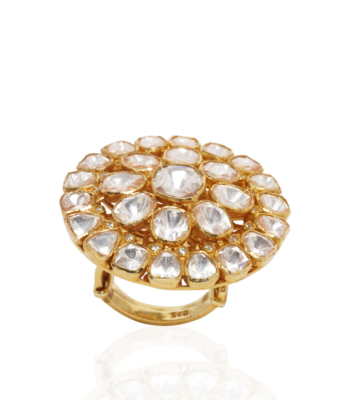 MANASVINI  MOISSANITE RING