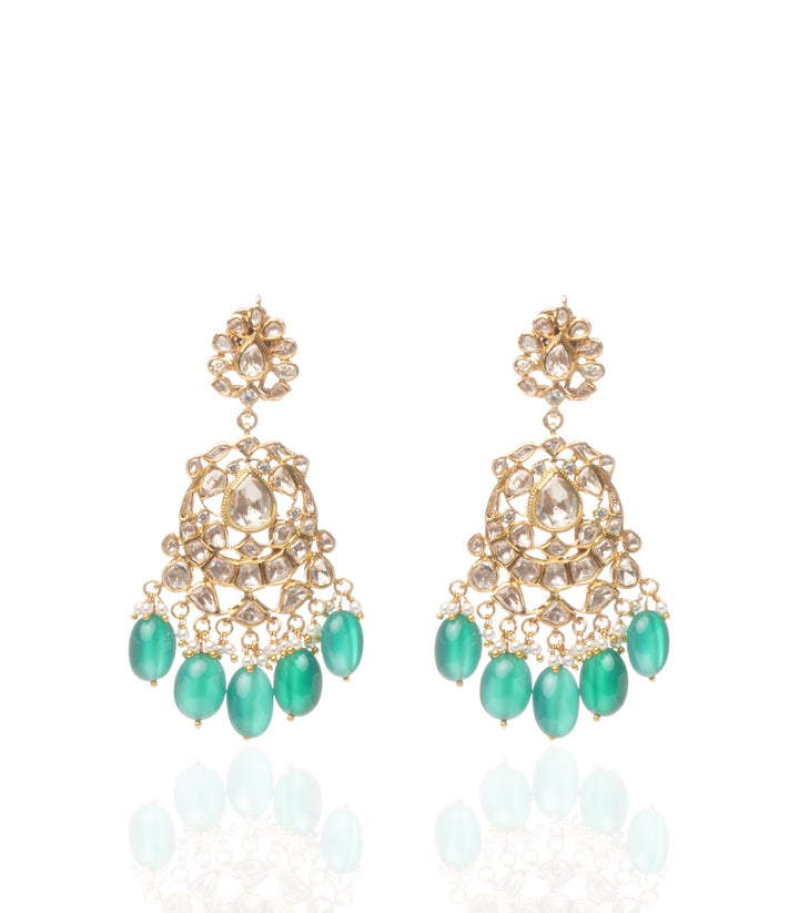 YAASHI GREEN MOISSANITE NECKLACE SET