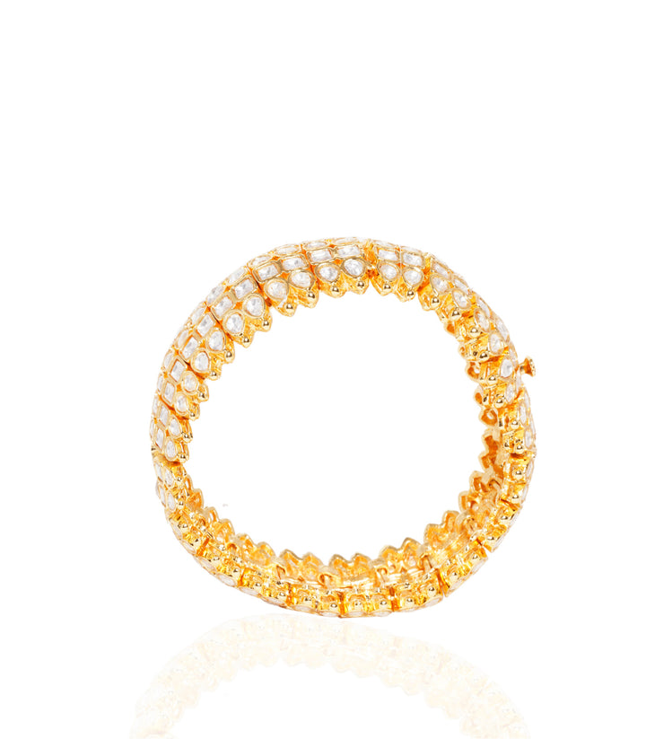 CHANDNI GOLD PLATED KUNDAN BANGLES