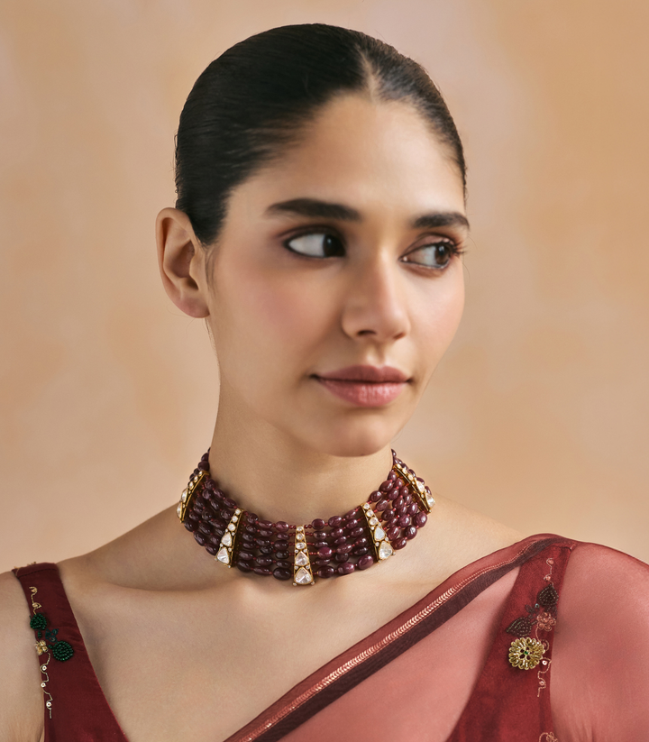 VIDYA RUBY MOISSANITE CHOKER