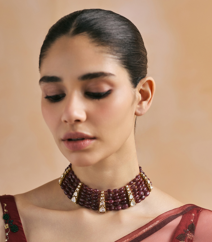 VIDYA RUBY MOISSANITE CHOKER