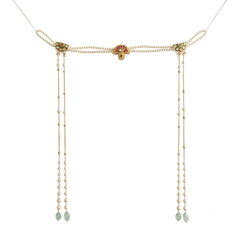 RUDRA RED & GREEN KUNDAN SEHRA