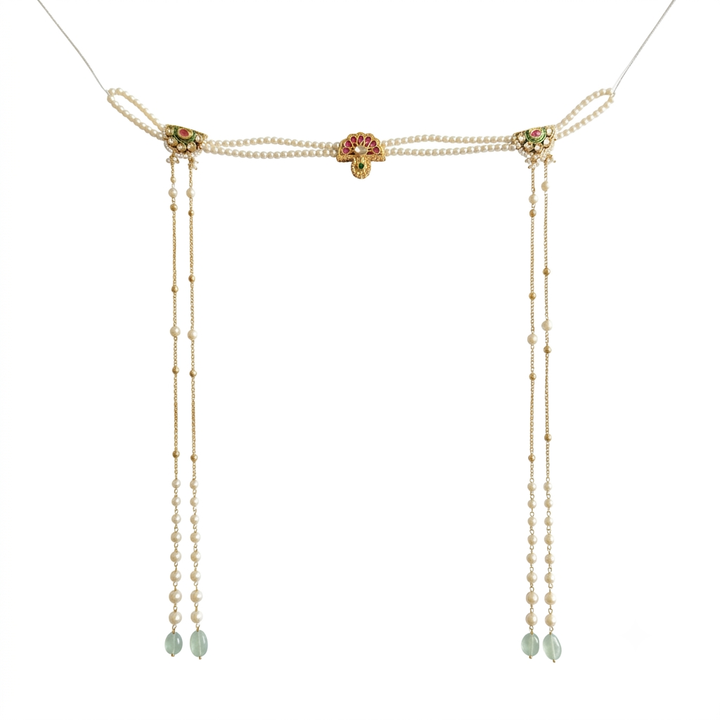 RUDRA RED & GREEN KUNDAN SEHRA