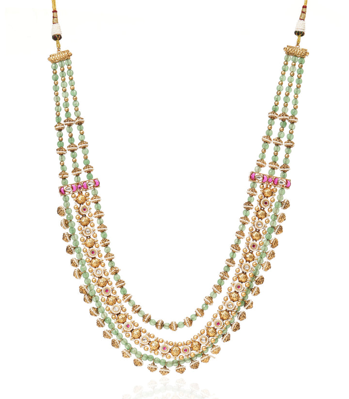 PIHU RED & GREEN NECKLACE