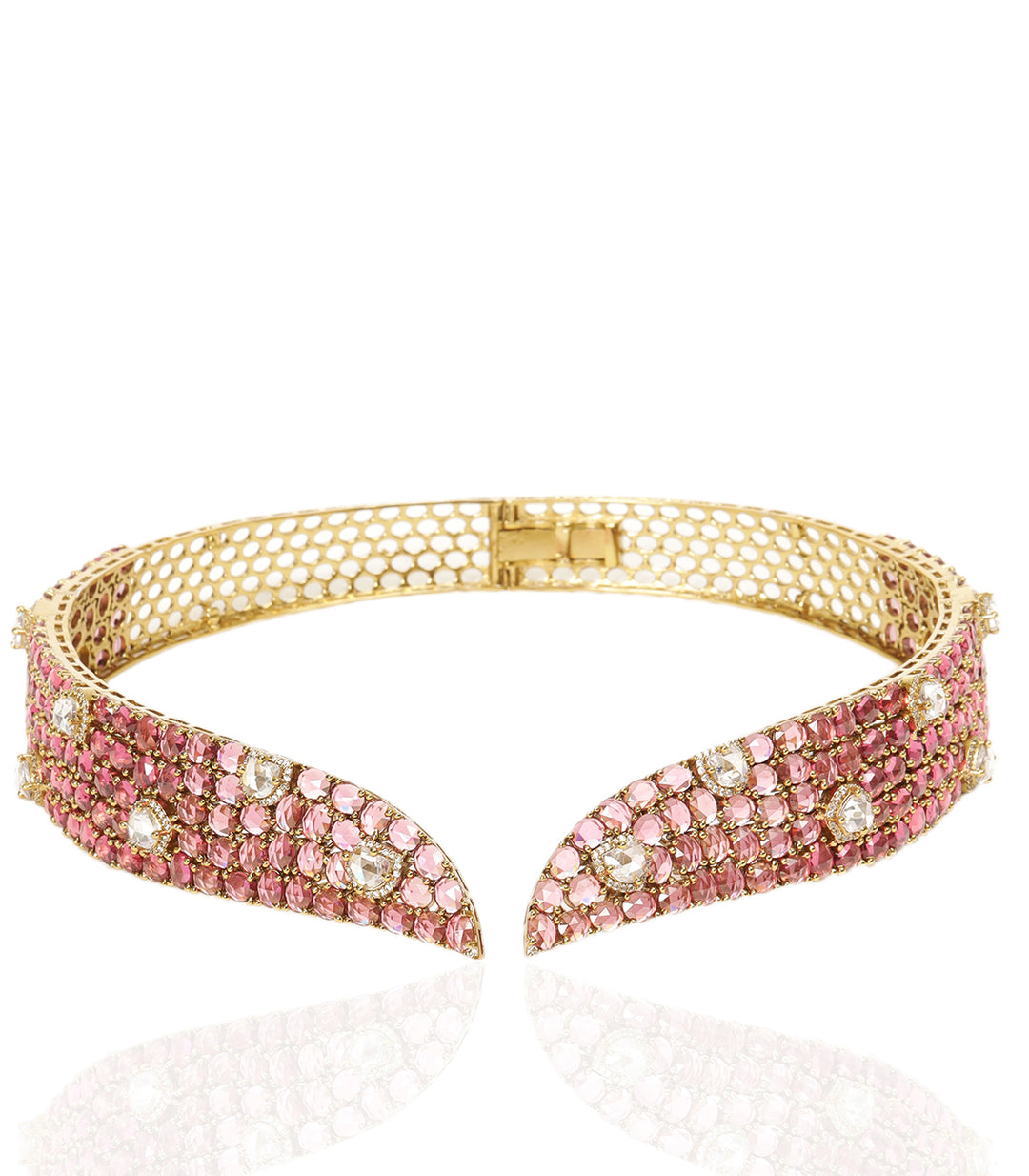 MISHKA PINK ZIRCON NECKLACE SET