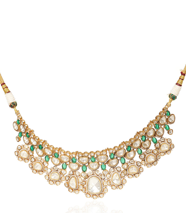 ASHA GREEN MOISSANITE NECKLACE SET