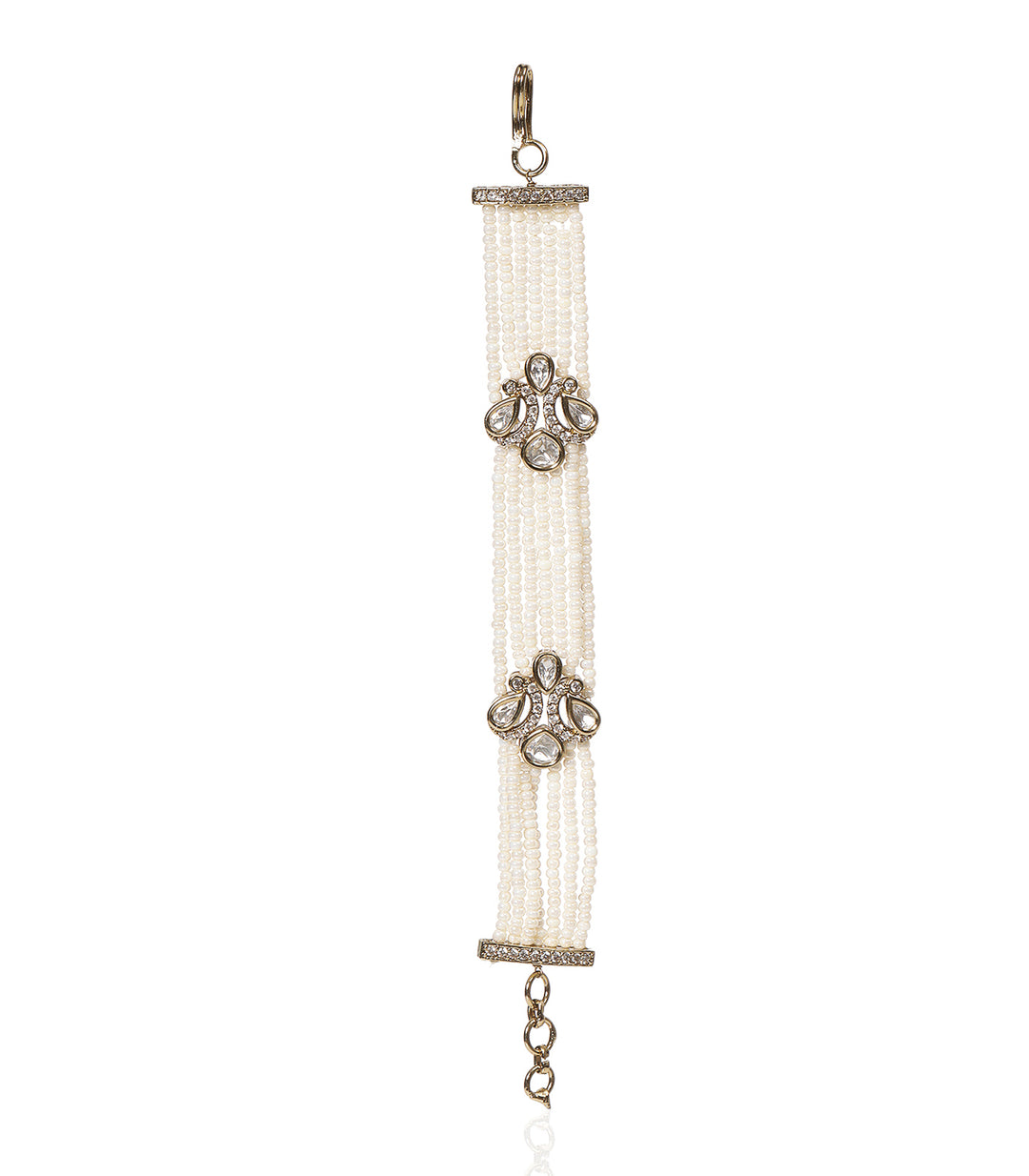 RAJVISHA ANTIQ FINISH POLKI EARCHAIN