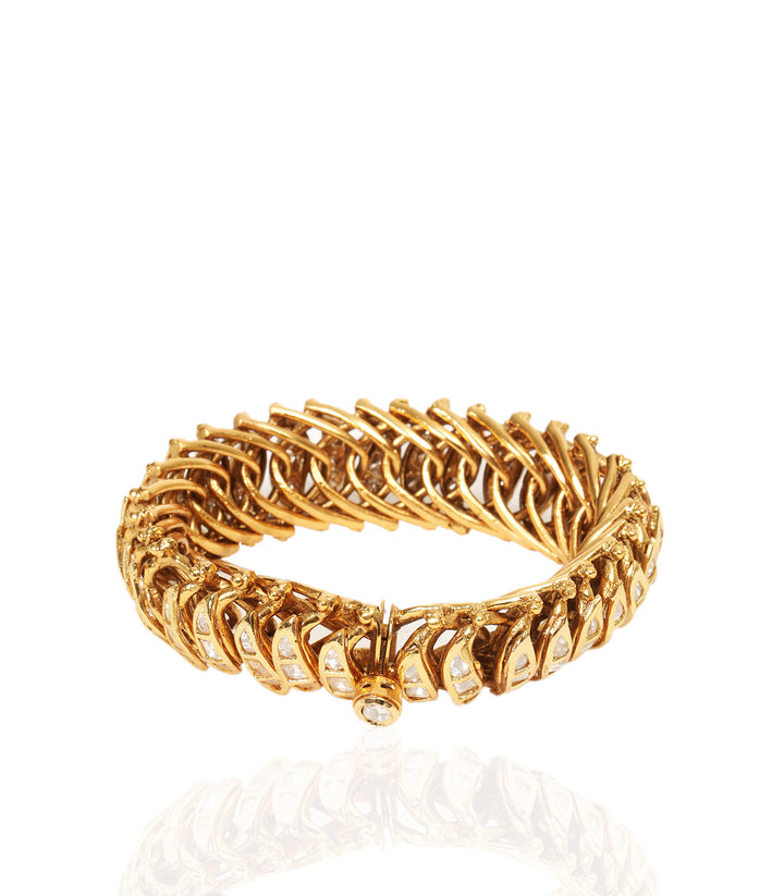 MOHINI GOLD PLATED KUNDAN SUTARLA