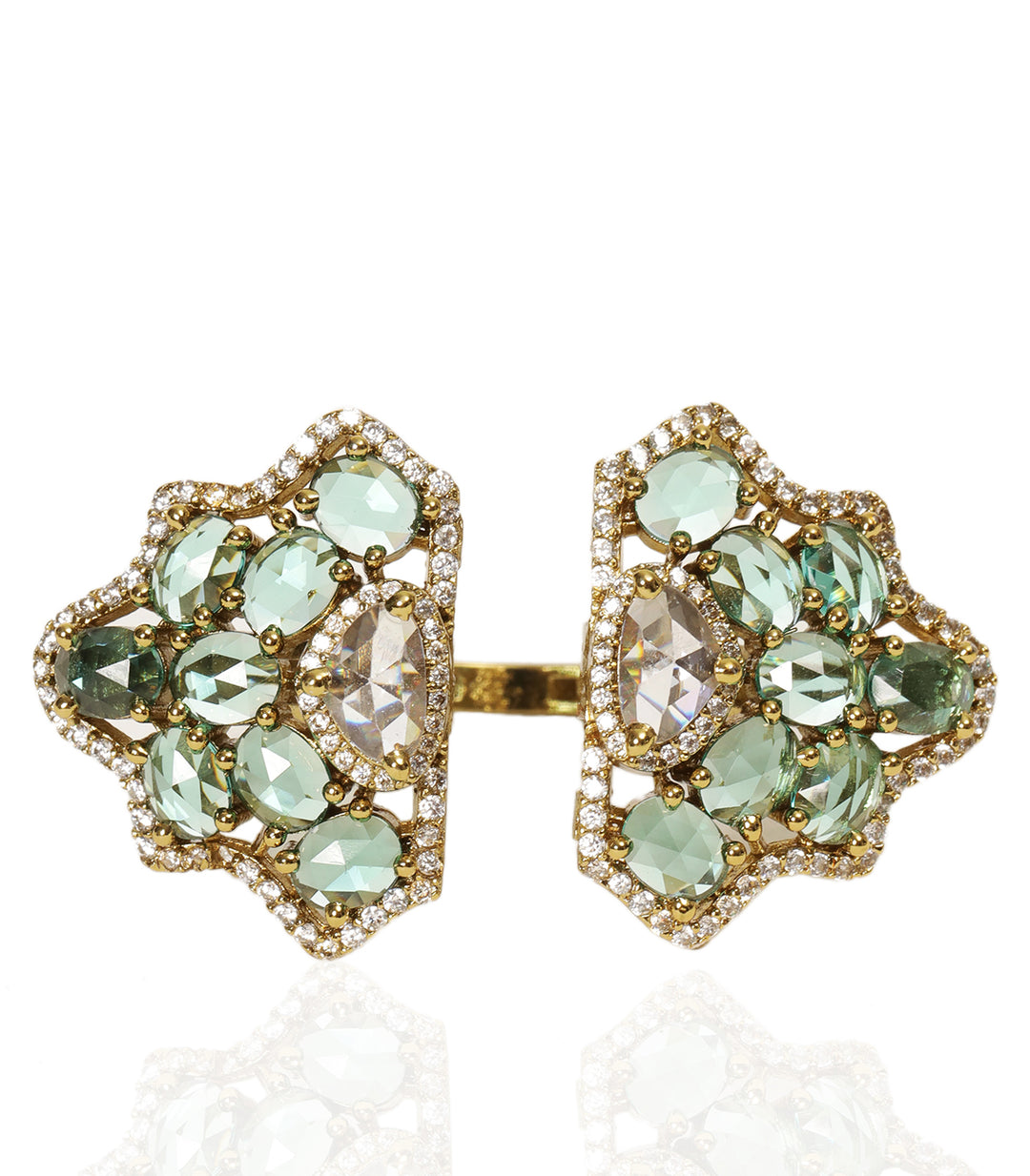 SHRESHTA MINT ROSE CUT RING