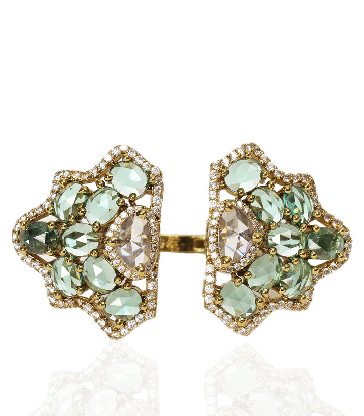SHRESHTA MINT ROSE CUT RING