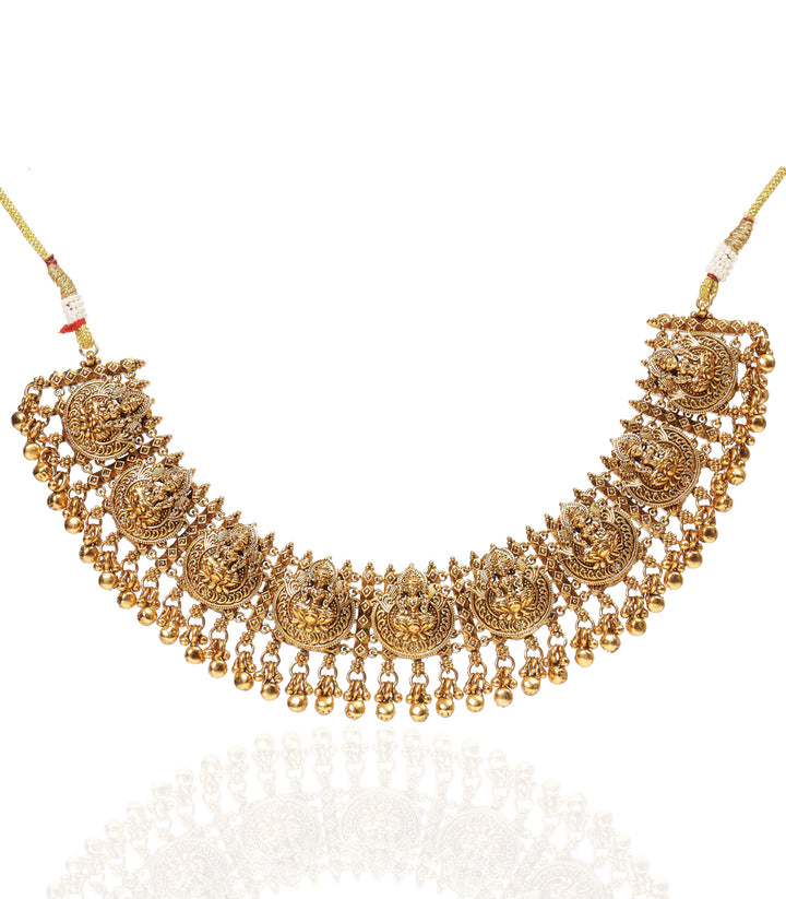 VERSHA GOLD PLATED NECKLACE SET