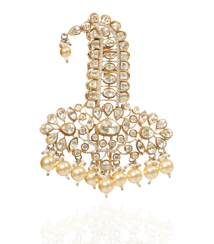 DEVISHA GOLD PLATED MOISSANITE KALGI