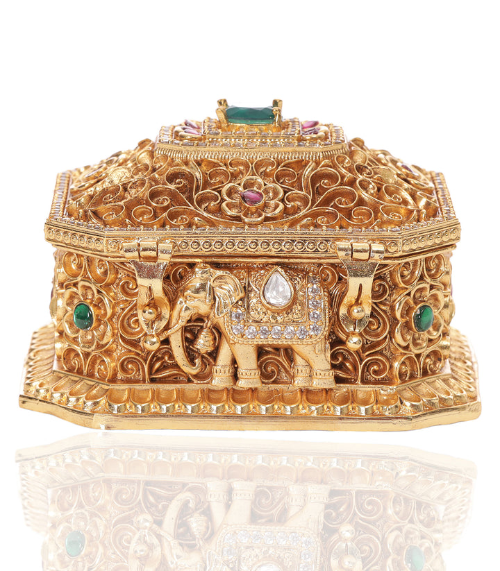 ALKA GOLD PLATED ORNATE BOX