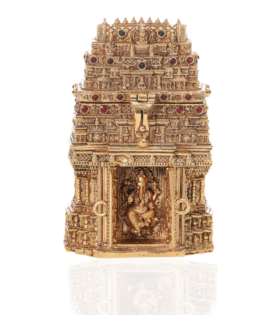 GANESHA GOLD PALTED  ORNATE BOX