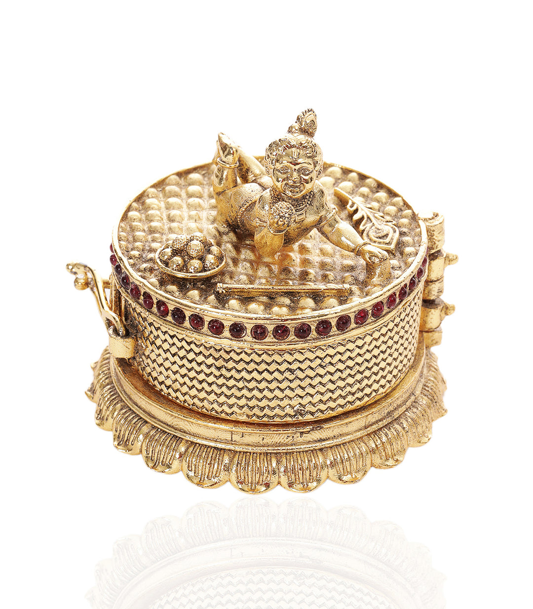 KRISHNA GOLD PLATED ORNATE BOX