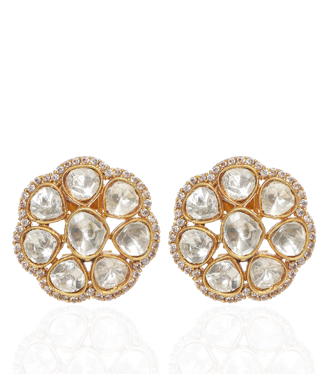 SADHVI GOLD PLATED STUD