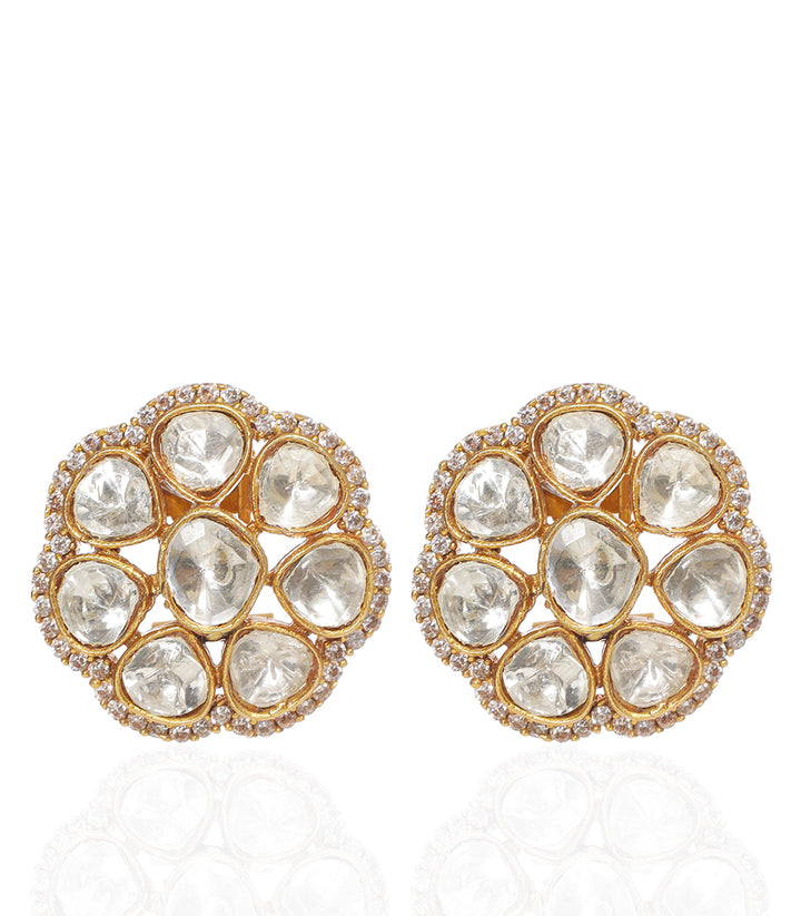 SADHVI GOLD PLATED STUD