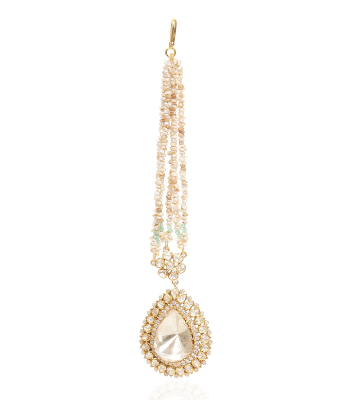CHAHAK WHITE MOISSANITE TIKA