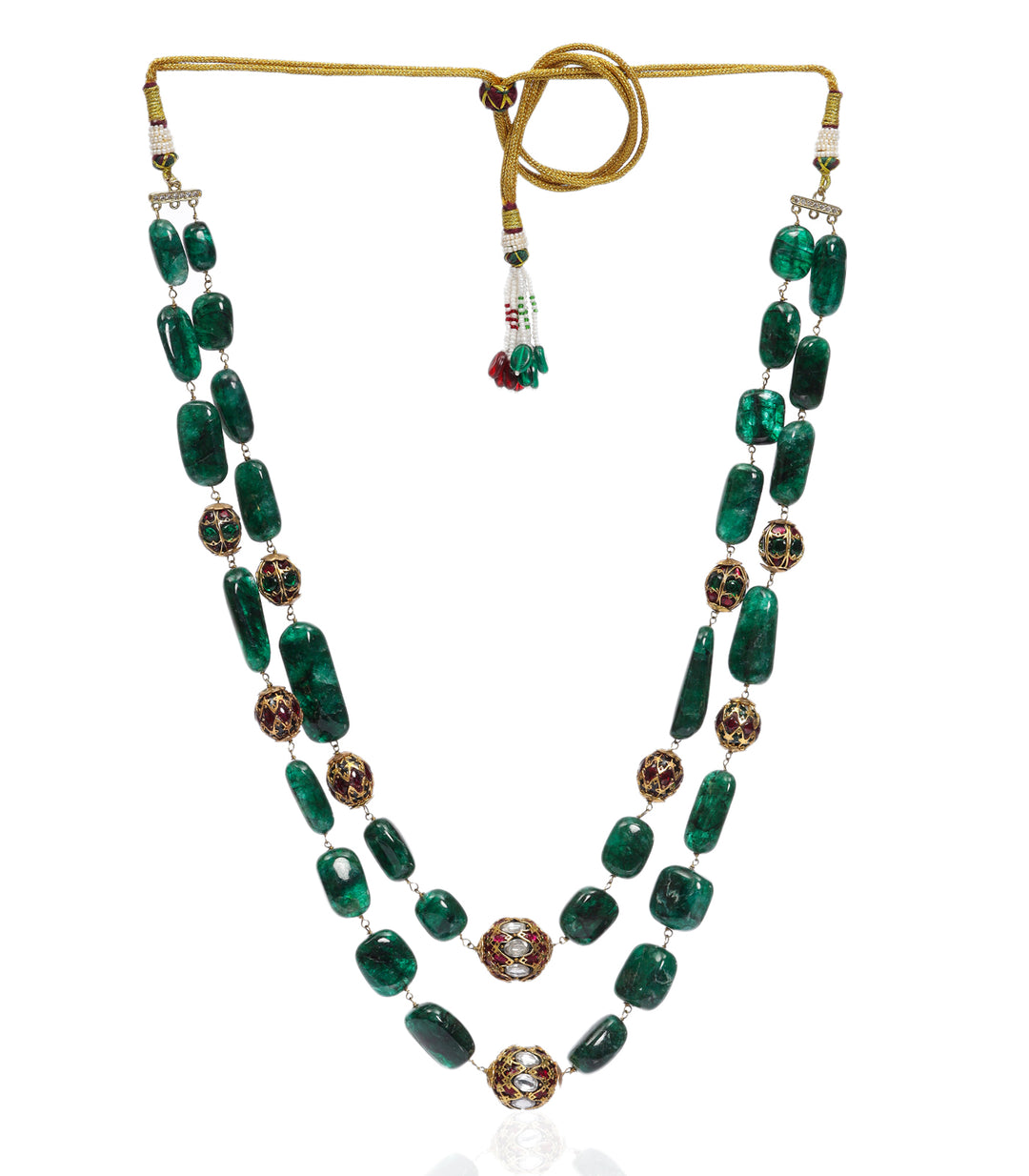 KAVYA GREEN KUNDAN NECKLACE