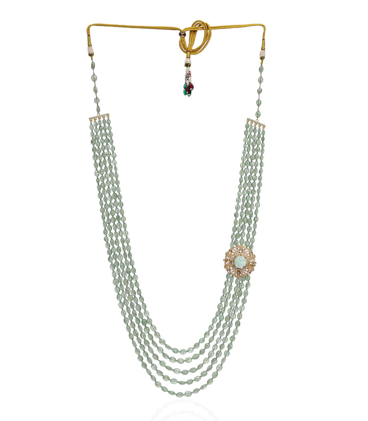 RUBINA  GREEN GROOM NECKLACE