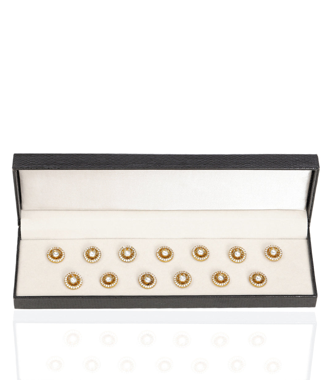 ANMARA GOLD PLATED  POLKI BUTTON
