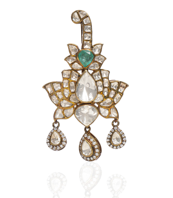 NEETA GREEN MOISSANITE KALGI