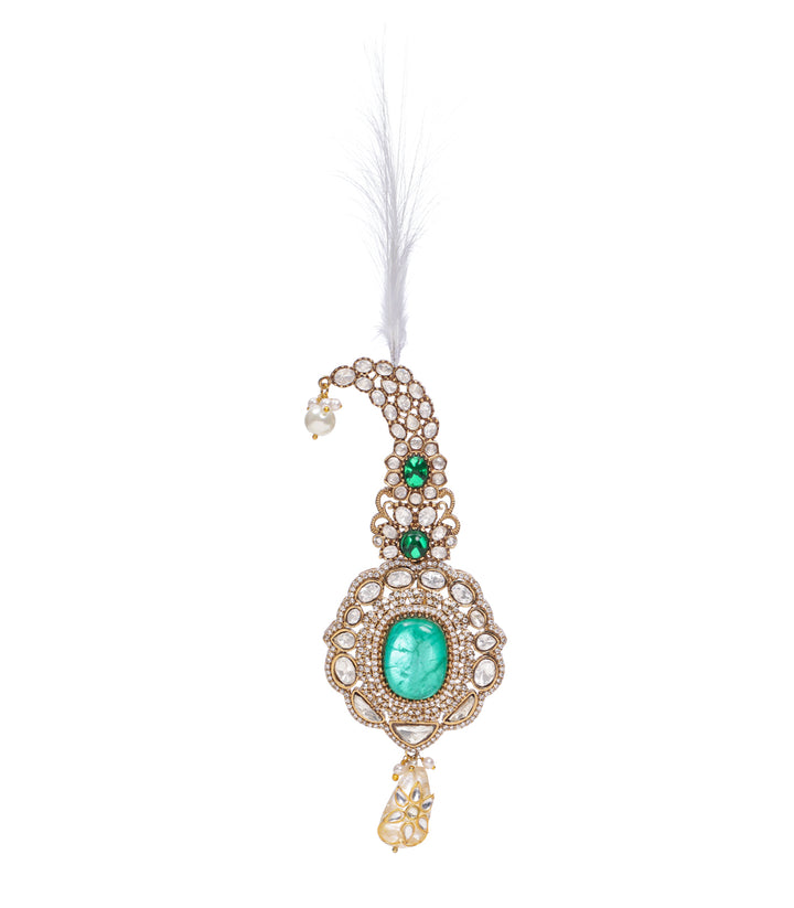 KARTIKA GREEN MOISSANITE KALGI